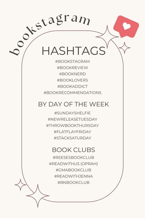 Bookstagram hashtag list Bookstagram Posts, Instagram Reach, Book Review Template, Book Photography Instagram, Trending Hashtags, Bookstagram Inspiration, Book Instagram, Book Challenge, Instagram Hashtags