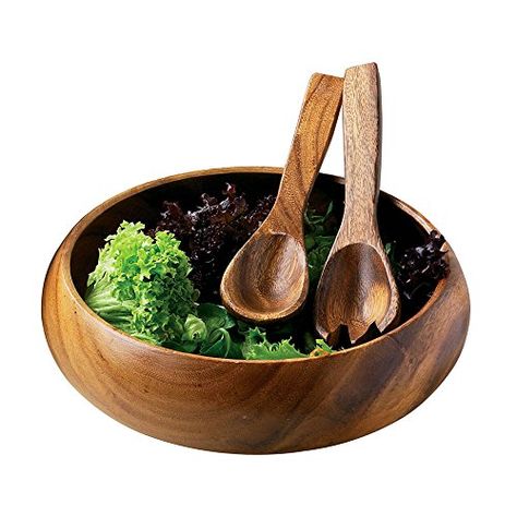 Premier Housewares Acacia Wood Large Round Salad Bowl Premier Housewares http://www.amazon.co.uk/dp/B004IZ20MO/ref=cm_sw_r_pi_dp_c1i1wb0J97XGJ Acacia Wood Bowl, Wood Serving Bowl, Wood Plates, Wooden Salad Bowl, Wood Salad Bowls, Wooden Kitchen Utensils, Large Salad Bowl, Cute Kitchen, Wooden Kitchen