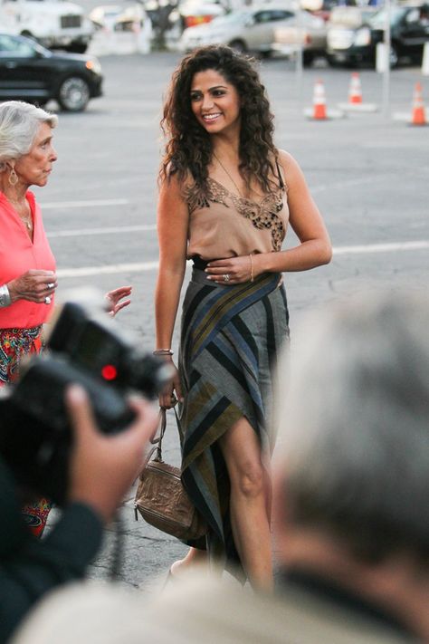 Pin for Later: Camila Alves Just Wore the 1 Sexy Skirt You Need to Wear This Summer Inspirational Women, Wrap Skirt, This Summer, Sequin Skirt, Maxi Skirt, Photo Galleries, Skirt, Health, How To Wear