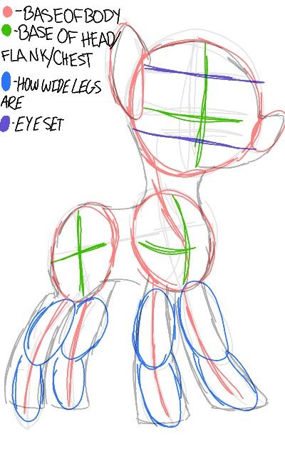 Mlp Body Tutorial, How To Draw Mlp Hair, My Little Pony Anatomy, How To Draw My Little Pony Step By Step, Mlp Base Earth Pony, Mlp Drawing Tutorial, How To Draw A Pony, How To Draw Pony, Pony Base Drawing