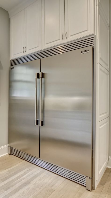 Large Pantry Walk In With Fridge, Commercial Grade Kitchen, Big Frigerator Kitchen, Butlers Pantry Refrigerator, Commercial Refrigerator For Home Kitchen, Butlers Pantry With Sink And Fridge, Big Butlers Pantry, Commercial Refrigerator And Freezer, Big Pantry Walk In