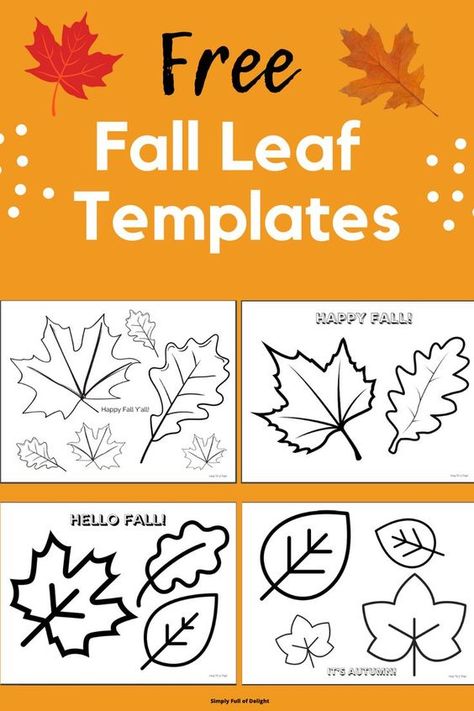 Looking for some Fall Leaf coloring sheets (free printable)? These fall leaf coloring pages are perfect for autumn crafts. Perfect for all your fall classroom decorations! Get your free printable Fall Leaf Template Autumn Leaves here. Leafs Printable Templates, Leave Printables Leaf Template, Free Leaves Templates Printables, Leaves Cutout Template, Fall Leaf Printable, Leaves Theme For Toddlers, Small Leaf Template Printable Free, Leaf Stencil Patterns Free Printable, Free Leaf Template Printable