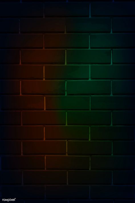 Brick wall in neon light vector | premium image by rawpixel.com / NingZk V. Dark Brick Wall, Bricks Wallpaper, White Brick Background, Christmas Neon Sign, Brick Wall Wallpaper, Pink Neon Lights, Neon Background, Dark Background Wallpaper, Neon Backgrounds