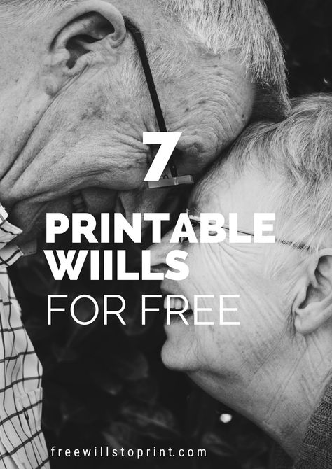 7 Printable Wills for Free Printable Will, Wills And Trusts Outline, Living Will Template Free Printable, Living Will Template, Medical Power Of Attorney, Family Emergency Binder, Estate Planning Checklist, Power Of Attorney Form, Retirement Advice