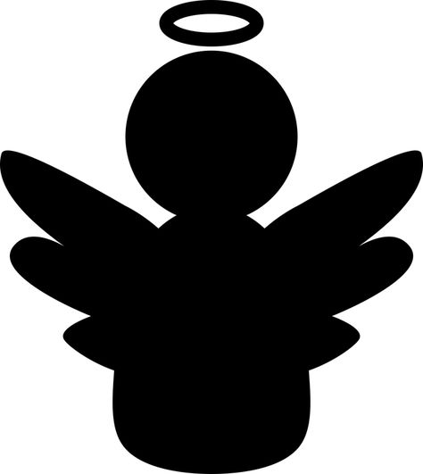 Angel, Cherub, Good Angel Sillouhette, Angel Svg, Angel Silhouette, Angel Vector, Guardian Spirit, Angel Cherub, Prince Of Darkness, Angel Images, Divine Love