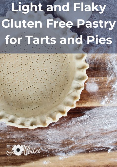 Make the best short crust gluten-free pastry that is light and flaky, yet holds together when it is rolled out and handled. Grab the recipe. Gluten Free Hot Water Crust Pastry, Gluten Free Short Crust Pastry, Gluten Free Pastry Dough, Gluten Free Dough, Gluten Free Pastry, Gluten Free Oatmeal, Butter Tarts, Gluten Free Pie, Gluten Free Flour Blend