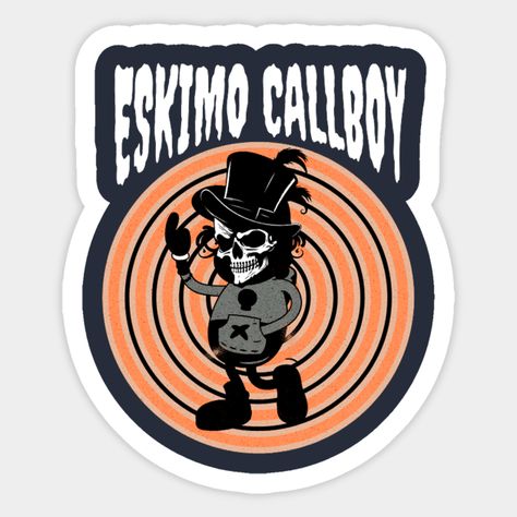 Eskimo Callboy || Original Street -- Choose from our vast selection of stickers to match with your favorite design to make the perfect customized sticker/decal. Perfect to put on water bottles, laptops, hard hats, and car windows. Everything from favorite TV show stickers to funny stickers. For men, women, boys, and girls. Alex G, Small Magnets, Custom Magnets, Car Window, Hard Hats, Car Windows, Funny Stickers, Custom Stickers, Favorite Tv Shows