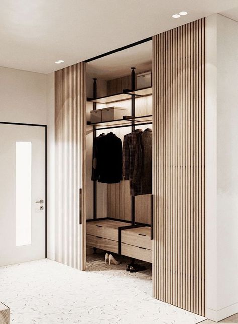 Vstupná Hala, Home Hall Design, Luxury Closets Design, Wardrobe Room, Bedroom Closet Design, Wardrobe Design Bedroom, 아파트 인테리어, غرفة ملابس, Home Entrance Decor