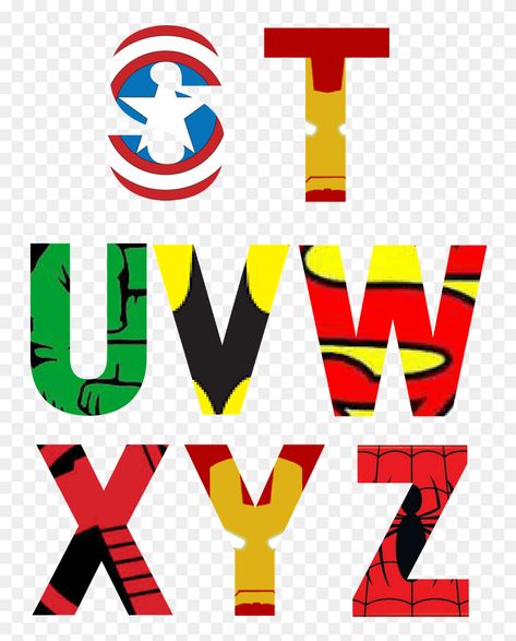 Printable Superhero Letters Clipart (#5755290) is a creative clipart. Download the transparent clipart and use it for free creative project. Super Hero Letters, Superhero Alphabet, Superhero Letters, Free Printable Clip Art, Free Alphabet Printables, Family Reunion Invitations, Letters Printable, Printable Clip Art, Reunion Invitations