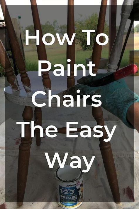 Old Chairs Repurposed Diy Projects, Painting Old Chairs, Wooden Chair Makeover, Painted Chairs Diy, Patio Chairs Makeover, Paint Chairs, Diy Chairs, Painted Wooden Chairs, Painted Wood Chairs