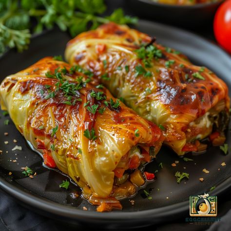 If you are looking for a hearty and delicious meal, these Stuffed Cabbage Rolls with Egg are a fantastic choice. Loaded with a tasty mixture of ground meat, rice, and an egg to bind everything together, these rolls are wrapped in tender cabbage leaves and simmered in a flavorful tomato sauce. It’s a comforting dish ... Read more Cabbage Roll Sauce, Cabbage Rolls Polish, Best Cabbage Rolls Recipe, Polish Stuffed Cabbage, Cabbage Egg, Easy Cabbage Rolls, Cabbage Wraps, Boiled Cabbage, Stuffed Cabbage Rolls