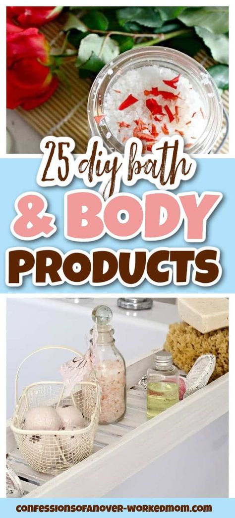 If the stress is getting to you, these DIY bath and body products will help you relax. Get the recipes for these homemade bath and body products right here. Homemade Bath And Body Products, Diy Bath And Body Products, Diy Bath Products To Sell, Self Care Bath Ideas, Homemade Cleaning Recipes, Unique Girls, Sugar Scrub Homemade, Bath Recipes, Healing Remedies