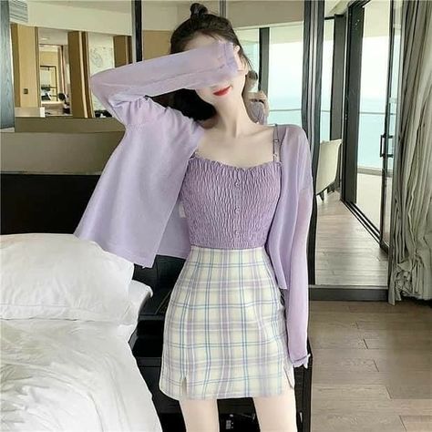 korean fashion on Instagram: “💜1,2,3?💜 Pick your fave! 💍💍💍 @koreanishootd @koreanishootd . 💍💍💍 #ootdkorea #koreanfashionstyle #koreanstreetwear #koreangirlstyle…” Korean Girl Style, Moda Ulzzang, Korean Outfit Street Styles, Purple Outfits, Kawaii Fashion Outfits, Korean Fashion Dress, Korean Girl Fashion, Ulzzang Fashion, Kpop Fashion Outfits