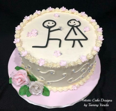 Cakes For Engagement Couple, Engage Cake, Engagement Cupcake Ideas, Engagement Cakes Ideas, Engagement Party Cake Ideas, Cakes For Engagement, Engagement Anniversary Cake, Engagement Cake Ideas, Engagement Cake Designs