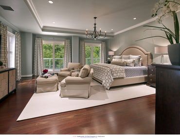 Penthouse Master Bedroom Bedroom Transitional by Megan Gorelick Interiors Suburban House Bedroom, Suburban Bedroom, Bedroom Transitional, Wilmington Delaware, Suburban House, Natural Palette, House Bedroom, Beach House Interior, Bedroom Paint