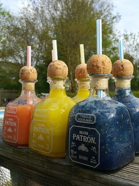 #drinks #slushies #alcohol #patron Patron Drinks, Cognac Cocktails, Drinks Vodka, Yummy Alcoholic Drinks, Liquor Drinks, Boozy Drinks, Mixed Drinks Recipes, Peach Mango, Think Food