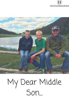 A letter from a mama to her middle son! Cuz sometimes they need a little extra love. #hvfh #blog #mamas Her View from Home blog post. Letter To Son From Mom, Thoughts For Kids, Letter To Son, Son's Quotes, Letter Of Encouragement, Prayer For My Son, Letters To My Son, Sigh Of Relief, Kids Graduation