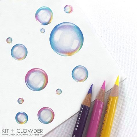 All Posts • Instagram Interference Of Light, Bubble Drawing, Colored Bubbles, Colored Pencil Tutorial, Johanna Basford Coloring Book, Mini Soaps, Bubble Art, Sketches Tutorial, Soap Bubbles