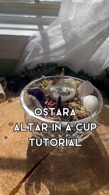 Ostara Mini Altar, Small Alters Ideas, Ostara Altar In A Jar, Ostara Altar Ideas, Spring Alter, Ostara 2024, Spring Witch Aesthetic, Nordic Paganism, Ostara Decorations