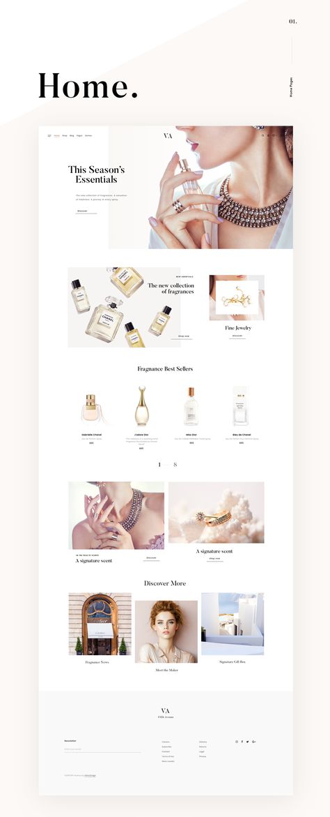 #website #design #screenshort #amazing #page #webdesign #design #layout #creative #trendy #screenshort Perfume Page Design, Perfume Website Design Ideas, Perfume Shop Design Ideas, Fashion Website Design Inspiration, Perfume Website Design, Cosmetic Website Design, Fashion Design Website, Modern Website Design Layout, Pretty Websites