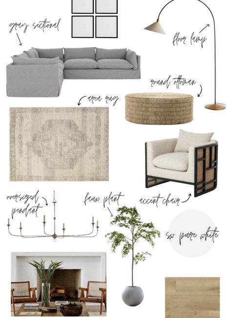 Grey Sectional Living Room Ideas Cozy, Ash Couch Living Room, Black And Light Gray Living Room, Grey Couches Decor, Light Grey Beige Living Room, Gray Black And Wood Living Room, Light Brown And Grey Living Room, Cozy Casual Living Room, Light Gray And Beige Living Room