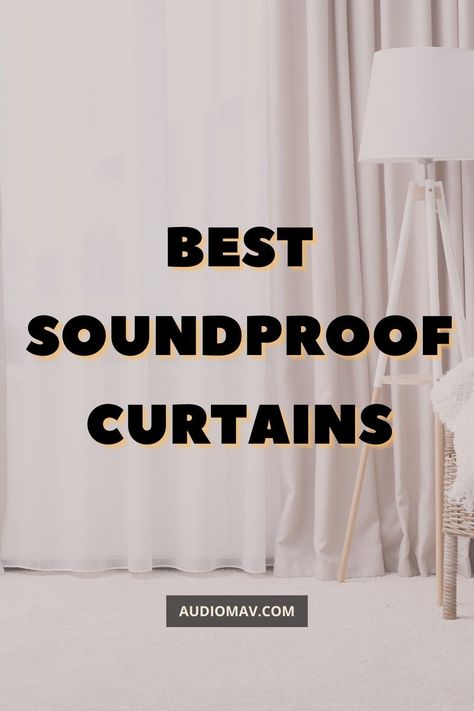 Here’s everything you should consider when buying soundproof curtains. From cost to quality, to size, thickness, and materials, and, of course, the best soundproof curtains on the market right now #SoundproofCurtains #Soundproofing #NoiseCancellingCurtains #HomeDecor Hallway Curtains, Sound Proof Curtains, Sound Proofing Apartment, Soundproof Curtains, Southern Charm Decor, Apartment Window, Sound Blocking, Soundproof Windows, Soundproofing Material