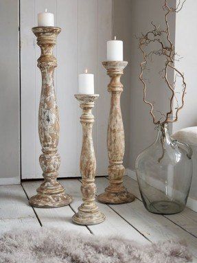 Tall wooden candle holders Diy Tall Candle Holders, Large Floor Candle Holders, Tall Wooden Candle Holders, Large Wooden Candle Holders, Floor Candle Holders Tall, Floor Standing Candle Holders, Extra Large Candles, Tall Candlesticks, Floor Candle Holders