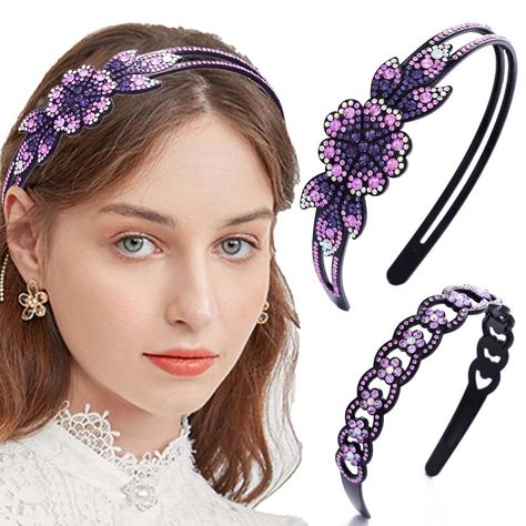 PRICES MAY VARY. Sparkly Rhinestone Headband with Teeth made of rhinestones and alloy material. Lightweight, portable and would not make you headache. So many compliments on this Elegant Ladies Hairbands for women. Fashion embellished Headbands for Women are shown in the figure,lightweight and comfortable to wear,gorgeous to your hairstyle. An ideal gift! Cute Headbands for women perfect for many hairstyles, such as Bun Updo, dreadlock, bob, braids, ponytail or curls for totally cuteness.One siz Dreadlock Bob, Hairbands For Women, Sparkly Hair Accessories, Floral Hairband, Braids Ponytail, Bob Braids, Bun Updo, Embellished Headbands, Cute Headbands