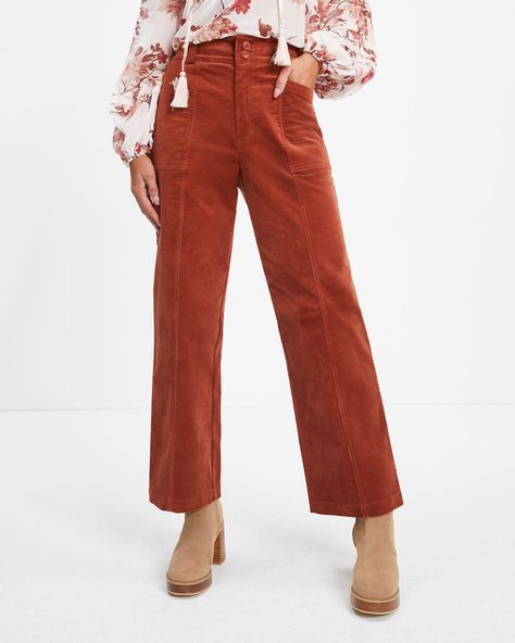 Corduroy Pants Women, Fall Pants, Pants With Pockets, East Village, Straight Trousers, Leg Design, Winter Casual, Corduroy Pants, Casual Fall