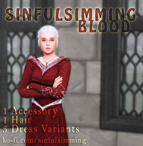 Sinful Simming Sims Medieval, The Sims 4 Pc, Rhaenyra Targaryen, Sims Games, Sims 4 Collections, Sims 4 Cas, Sims 4 Game, Sims 4 Cc Finds, One Hair