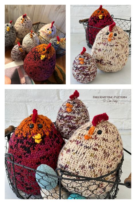 Amigurumi Knitting, Lace Trees, Bunny Soft Toy, Chicken Pattern, Animal Knitting Patterns, Funny Chicken, Free Knitting Patterns, Yarn Stash, Pattern Images