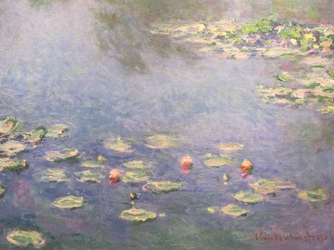 Feel thankful that I still have my chance to admire one of Money's Water Lilies in Chicago Art Museum Money Water Lilies, Monet Wallpaper Desktop, Chicago Art Museum, Monet Wallpaper, Ceramics Painting, Water Lilies Art, Ipad Stuff, Lily Wallpaper, Claude Monet Paintings