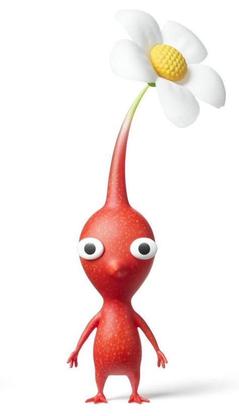 Red Pikmin Pfp, Pikmin Pfp, Red Pikmin, Plant Monster, Geeky Craft, Game Concept Art, Game Concept, Creature Concept, Character Designs