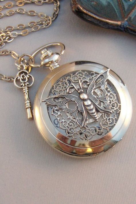 Skeleton pocket watch