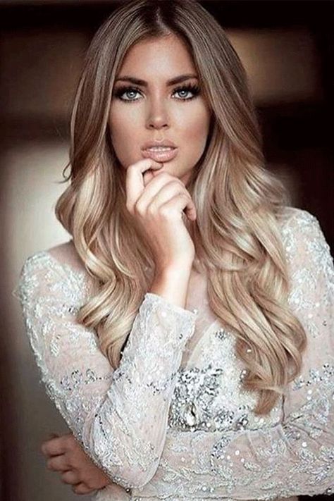 Super Long Length Wavy 100% Human Hair Capless Wig 24 Inches Tmavý Blond, Dark Blonde Hair Color, Cool Blonde Hair, Dark Blonde Hair, Ombré Hair, Brown Blonde Hair, Long Blonde, Hair Inspiration Color, Dark Blonde