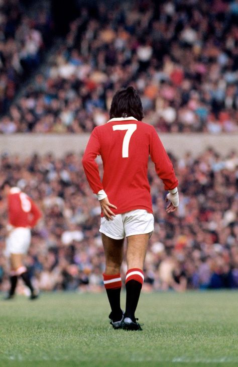 George Best Manchester United 1972 Manchester United Art, British Football, Manchester United Legends, George Best, Manchester United Football Club, Premier League Champions, Manchester United Football, Sports Hero, International Football