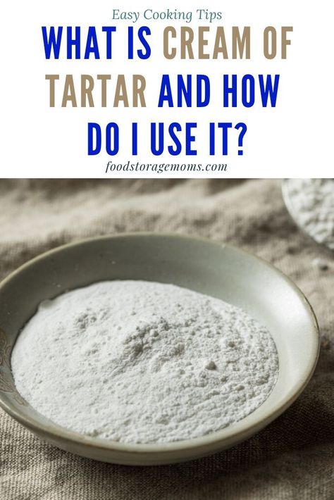 What Is Cream Of Tartar, Cream Of Tartar Recipe, Cream Of Tartar Uses, Baking Powder Substitute, Cream Of Tarter, How To Make Cream, Spiralizer Recipes, Tartaric Acid, Clam Recipes