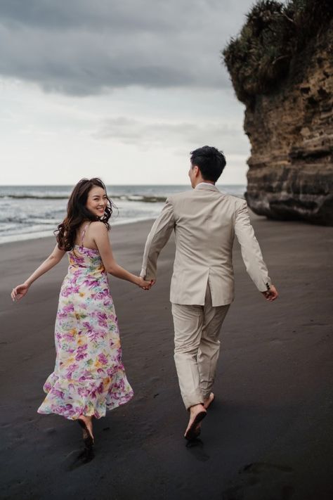 View photos in S&WJ: Bali Pre-wedding shoot at Mengening Beach and Nyanyi Beach. Outdoor Preweddingby Hendra, wedding photographer in Bali. Cute Pre Wedding Poses, Beach Outfit For Pre Wedding, Beach Outfit Pre Wedding, Pre Wed Shoot Ideas, Post Wedding Shoot Ideas, Beach Post Wedding Photoshoot, Pre Wedding In Goa, Pre Wedding Goa, Pre Wedding Shoot On Beach