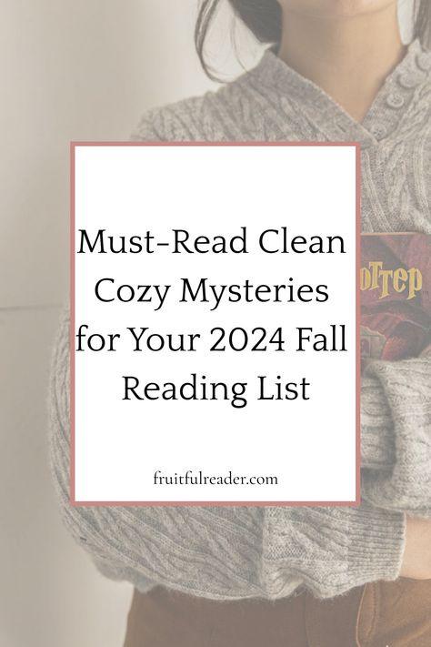 Fall into the world of cozy mysteries with our must-read clean books for the season. Each mystery book on our list promises a suspenseful and enjoyable read. Read the full blog post to find your next great read. Clean Mystery Books, Cozy Fall Books, Clean Books To Read, Books Obsession, Mystery Books Worth Reading, Clean Books, Fall Reading List, Reading Suggestions, Christian Authors