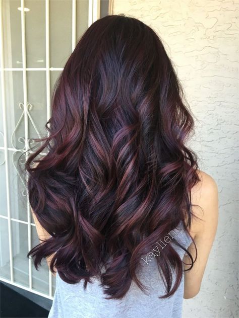 Superbowl Foods, Pelo Color Vino, Violet Hair Colors, February Quotes, Trendy We Fryzurach, Miami Bachelorette, Hair Color Plum, Hello February, Plum Hair