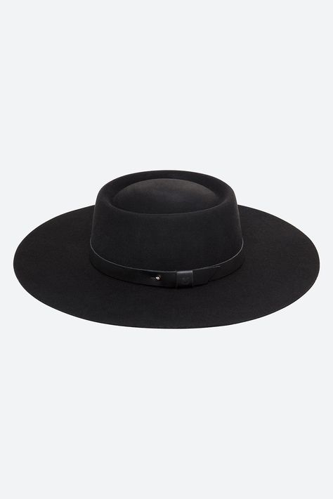 Quintana Hat in Black | Wear it for its intended purpose – dramatic entrances – or utilize its practical nature to keep the heat off. The choice is yours. Gaucho Hat, Wide Brimmed Hat, Black Wear, Choose Your Own Adventure, The Choice Is Yours, Love Hat, The Choice, Wide Brimmed Hats, Brim Hat