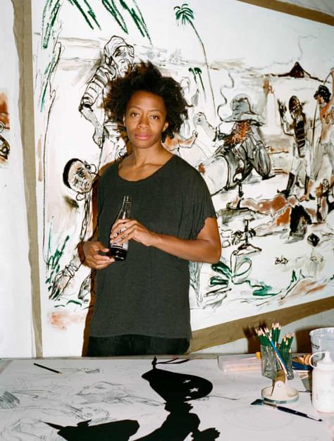 Feminine Archetypes, Painting Concepts, Black Female Artists, Turbine Hall, Kara Walker, Lisson Gallery, Creative Department, Artist Studios, Black Figure