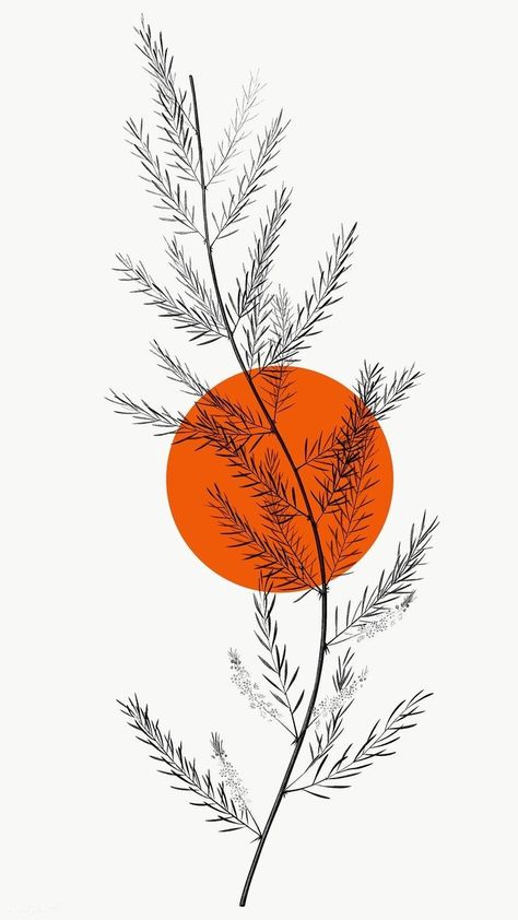 Plakat Design Inspiration, Background Mobile, Mobile Phone Wallpaper, Abstract Leaf, Soyut Sanat Tabloları, Japon Illustration, Leaf Background, Art And Illustration, Button Crafts