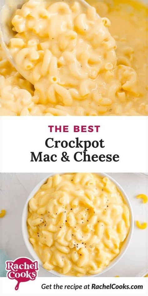 Perfect for parties, crockpot mac and cheese is creamy, flavorful, and so easy to make. Ready to serve in just 2 hours! This is a one pot pasta. That means the pasta cooks right in the sauce. This method of cooking pasta has become my favorite way to do it, whether I use a pan on the stove, my Instant Pot, or a crockpot. No water to boil, no big pots or colanders to wash. It’s a dream come true. Mac N Cheese Crockpot, Slow Cooker Macaroni And Cheese Recipe, Crockpot Mac N Cheese Recipe, Crock Pot Mac And Cheese, Crock Pot Mac, Best Mac N Cheese Recipe, Pot Mac And Cheese, Crockpot Mac And Cheese, Easy Mac And Cheese