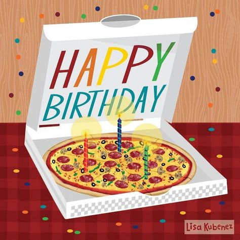 Lisa Kubenez on Instagram: "Happy Friday and Happy Birthday to everyone celebrating in the month of September! 🍕🥳🎉 #birthday #happybirthday #birthdaycard #greetingcards #greetingcarddesign #pizza #pizzalover #pizzaparty #illustration #illustrator #procreate #surfacedesign #freelanceartist #artlicensing" Happy Birthday Pizza, Birthday Pizza, Womens Ministry Events, Pizza Birthday, Happy Birthdays, Happy Birthday Wishes Cake, Month Of September, Birthday Wishes Cake, September Birthday