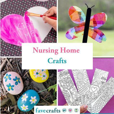 Arts And Crafts For Seniors Nursing Homes, Easy Diy Crafts For Seniors, Diy Elderly Crafts, Crafts To Do With Nursing Home Residents, Care Home Arts And Crafts, Craft For Elderly Nursing Homes, Art And Craft Ideas For Seniors, Painting Ideas For Elderly, Nursing Home Painting Ideas