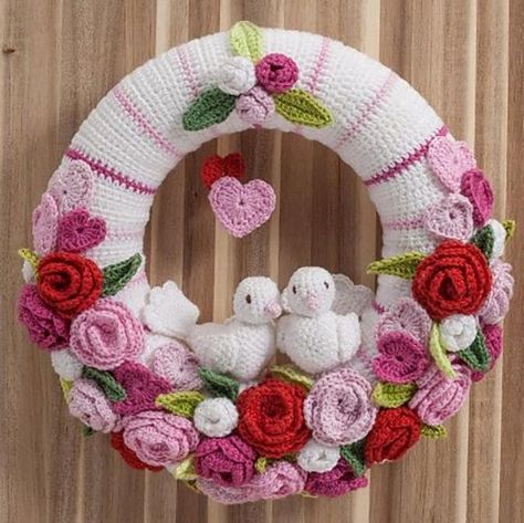 Valentine wreath diy