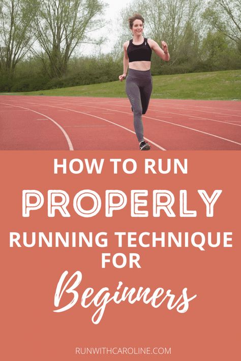 Running Plan For Beginners, Proper Running Form, Strength Training For Runners, Running Techniques, Running Plan, Beginning Running, Beginner Runner, Running Form, Start Running