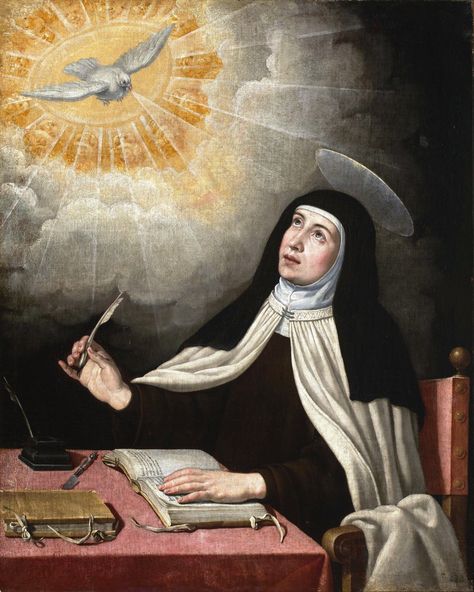 Santa Teresa d'Ávila, Saint Teresa of Ávila Carmelite Saints, St Teresa Of Avila, Saint Teresa Of Avila, Teresa Of Avila, Santi Cattolici, St Teresa, Saint Teresa, St Therese, Female Doctor