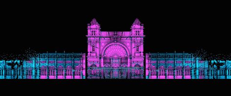 3d Projection Mapping, 3d Projection, 3d Mapping, Point Cloud, Exhibition Building, Event Stage, Creative Concept, Projection Mapping, Room Display